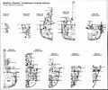 HMAS Sydney, поперечные сечения корпуса