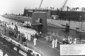 Выход на испытания подлодки "Скорпион" (SSN-589), 29 июля 1960 года. Сзади на фото подводная лодка "Тритон" (SSRN-586).