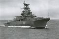 СКР «Доблестный» в море