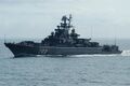 СКР «Пылкий» в походе. Можно видеть на мачте РЛС «Фрегат», установленную при модернизации по проекту 11352