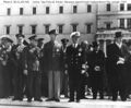 Март 1949 года на параде независимости Греции вице-адмирал Форрест П. Шерман(справа по центру).