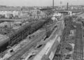 Стапеля завода №198(слева «С-37», справа «С-36») после оккупации Николаева, 1941.
