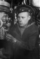 Командир отделения штурманских электриков «М-96» старшина 2 статьи В.А. Кудрявцев, май 1942 г.
