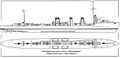 Схема IJN Isokaze