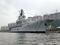 Превращённый в музей ТАКР «Минск» на стоянке