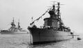 Крейсер HSwMS Tre Kronor, май 1954 г.