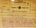 Телеграмма из Берлина с указаниями для Шпее, 8 декабря 1914 года