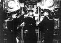 Торпедисты «Л-3»: краснофлотец В.И. Молочков, ком. отд. П.И. Мишин и краснофлотец П.Г. Еременко.