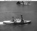Schlesien проходит через Панамский канал. 1938