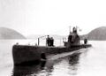 Краснознаменная подводная лодка типа «Щ» Северного флота.