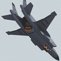Як-141 в режиме висения