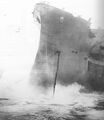 Спуск на воду North Dakota (BB-29) на верфи Fore River Shipbuilding Company, Куинси, Массачусетс, 10 ноября 1908 года.