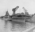 USS Bon Homme Richard, (CVA-31), Йокосука, Япония, октябрь 1951 г.