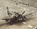 AD-4N Skyraider после посадки, 1950