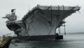 USS Saratoga на последней стоянке, Морской вокзал Ньюпорт, Род-Айленд, 7 сентября 2011 года