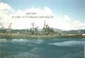 USS Saint Paul, пришвартованный в бухте Субик, Филиппины, 1969 год.