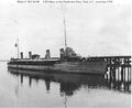 USS Barry (DD-2) На военно-морской верфи в Чарльстоне. 1918 год.
