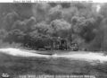 USS Woolsey в момент постановки дымов, 1919 г.