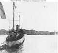 USS Gregory во время похода в Европу, 1919 год