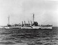 USS Champlin 21 октября 1918 года в канале Санта-Барбара.
