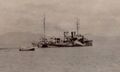 USS Champlin вскоре после ввода в эксплуатацию, местонахождение неизвестно.