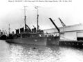 USS Chew и USS Ward в доках, территория Гавайских островов, 22 июля 1941 года.