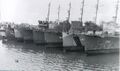 USS Chew с другими эсминцами в Кейп-Мей, Нью-Джерси, 24 ноября 1945 года.