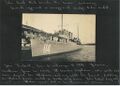 USS Talbot, памятная открытка