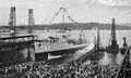 Спуск на воду USS Dewey (DD-349), 28 июля 1934.