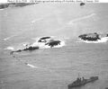 USS Worden (DD-352) на мели близ острова Амчитка, 12 января 1943.