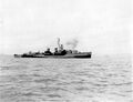 Эскадренный миноносец Selfridge покидает остров Маре, 1944 год