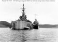 USS McDougal (DD 358) возле HMS Prince of Wales во время встречи президента США и британского премьер-министра