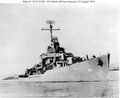USS Balch (DD-363) покидает Сан-Франциско, 30 августа 1943