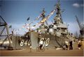 USS Eaton (DD-510) и USS Glennon (DD-840) в Дании, 1954 год.