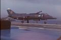 Вертикальный взлёт Як-38 с палубы «Минска», 1982 год. Фотография Сергея Стриженко