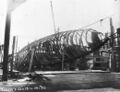 USS Plunger SS-1, на верфи Lewis Nixon, 18 января 1901 год