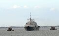 LCS-1 Freedom на базе в Норфолке в 2009 году