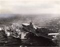 USS Leyte, транспорт снабжения Caloosahatchee и эсминец Samuel B. Roberts