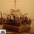 HMS Victoria в порту