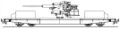 Зенитное орудие 12,7-cm Flak 40/1 на железнодорожной платформе.