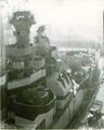 Вид сверху на USS Montpelier (21.10.1944 года).