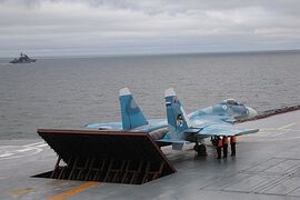 Су-33 на стартовой позиции