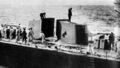 Носовые 140мм орудия ГК крейсера Sendai, 1939 г.