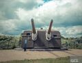 Башенная 150-мм установка батареи Gneisenau. Эсбьерг, Дания.