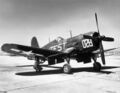 Палубный истребитель Chance Vought F4U-4 Corsair.