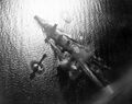 IJN Yamashiro или IJN Fuso под атакой в море Сулу 24 октября 1944 года, а несколько часов до начала сражения в проливе Суригао (битва в заливе Лейте)