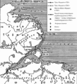 Маршруты дубель-шлюпки «Якутск» 1739-1740 гг.