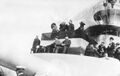 USS Oregon, президент Вильсон проводит смотр Тихоокеанского флота 13 сентября 1919 года