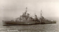 HMS Manchester,1942 год.Позади находится Rodney.