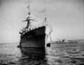 Крейсер Montcalm возле верфи Плимут-Саунд, США. 02 июля 1949 года